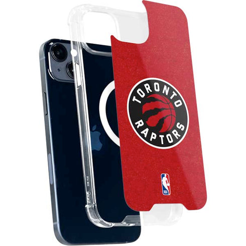 NBA Toronto Raptors Distressed iPhone 15 MagSafe Case